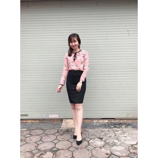 Chân váy bút chì dài
