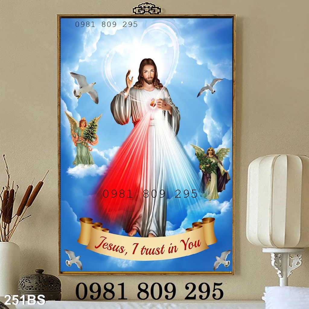 Tranh gạch 3D công giáo - tranh chúa - lòng cha thương xót GF5