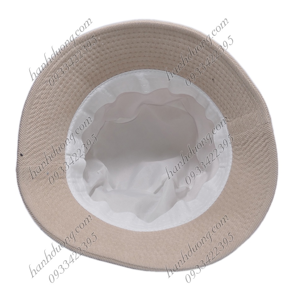 Nón bucket nhung mũ tai bèo nhung phù hợp cả nam nữ không logo mũ bucket vành nhỏ