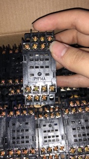 10 bộ rơle 14 chân 220V + đế