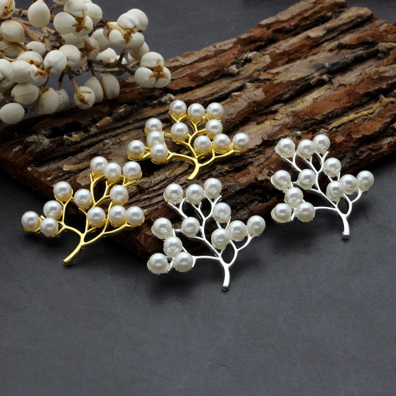 Phụ kiện handmade,làm trang sức phụ kiện hợp kim hình cành thông