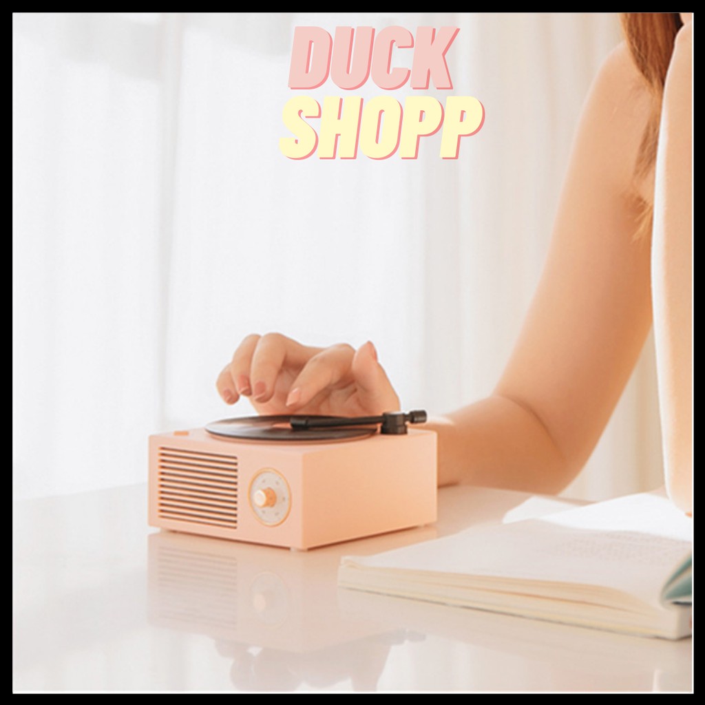 LOA BLUETOOTH GIẢ LẬP ĐĨA THAN CỔ X10 ❤️ FREE SHIP 😍