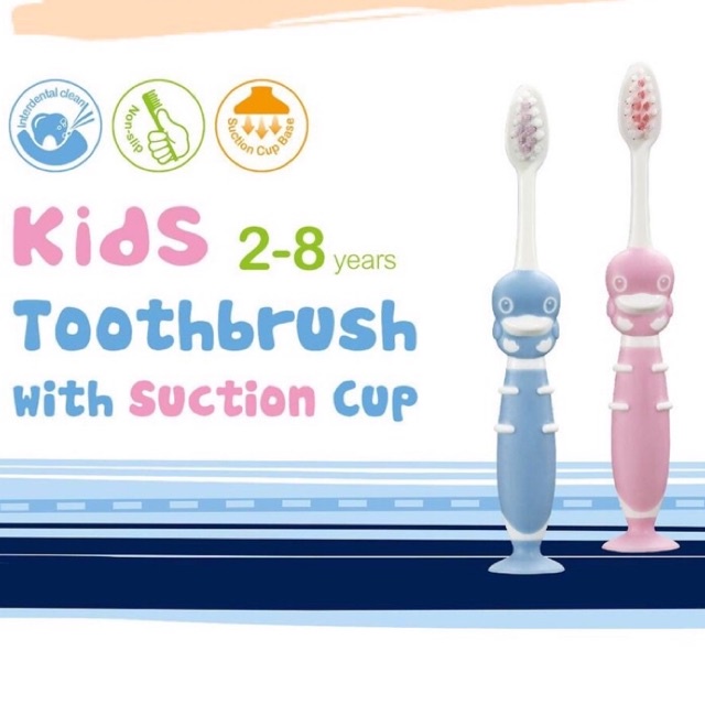 Bàn chải đánh răng cho bé từ 2-8 tuổi KU.KU Duckbill KU1113A