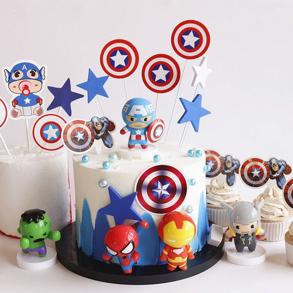 Set topper xốp trang trí bánh (nhiều mẫu)