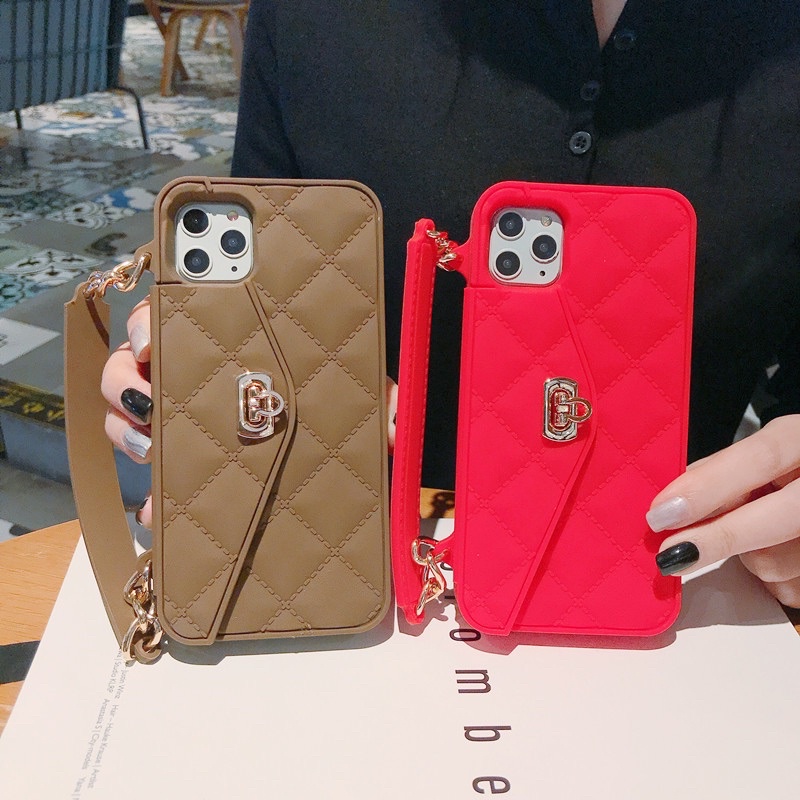 Ốp Lưng iPhone 11 Hình Túi Xách Sang Trọng Có Ngăn Đựng Card