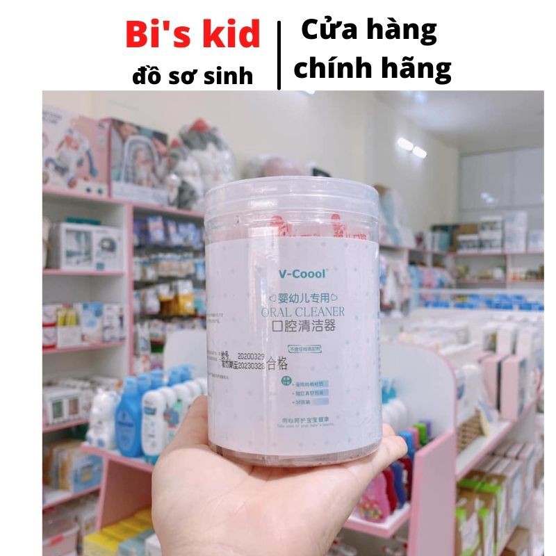 Rơ lưỡi vcool ( 30 que ) tiện lợi thoải mái cho bé