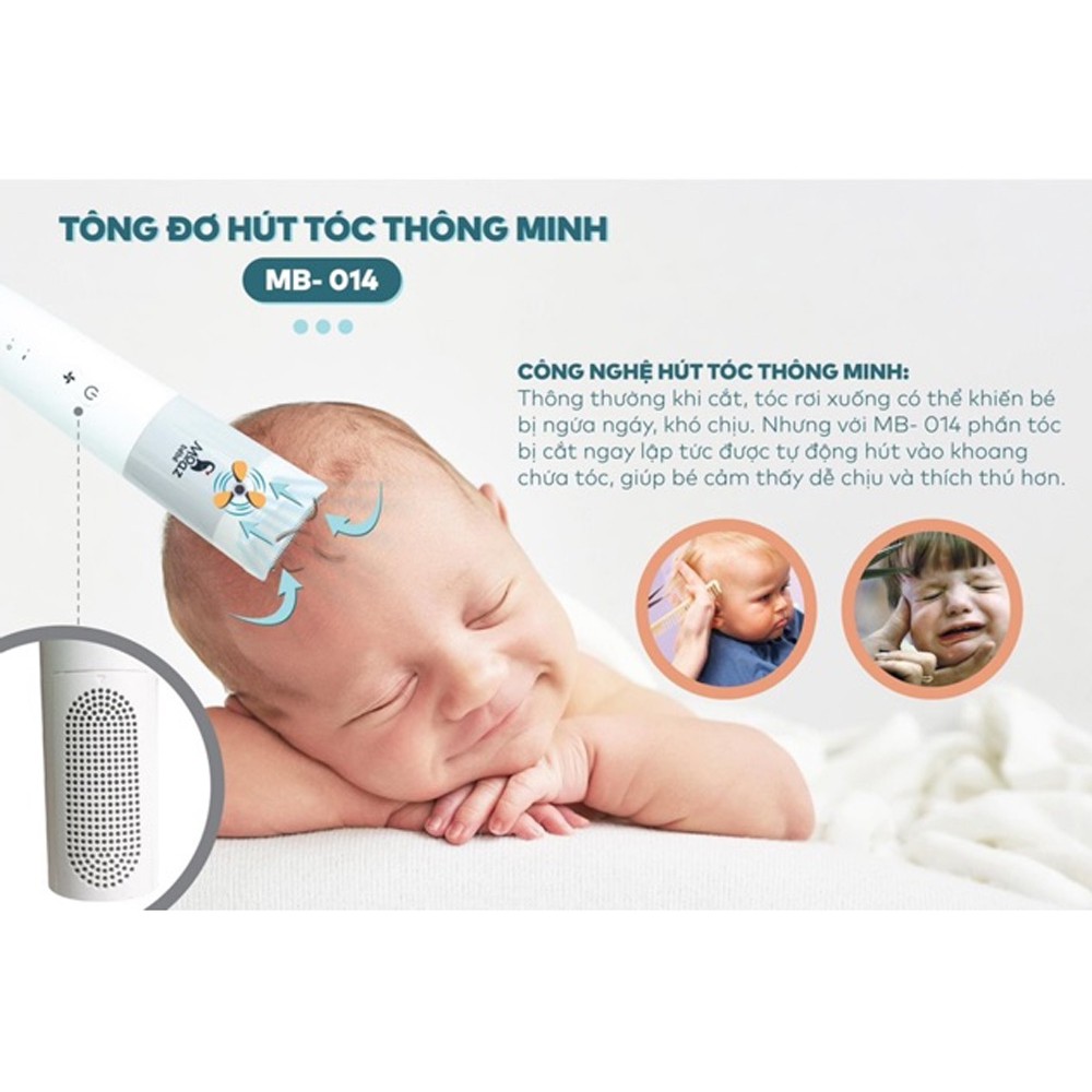 Tông đơ cắt tóc cho bé Moaz bebe MB014