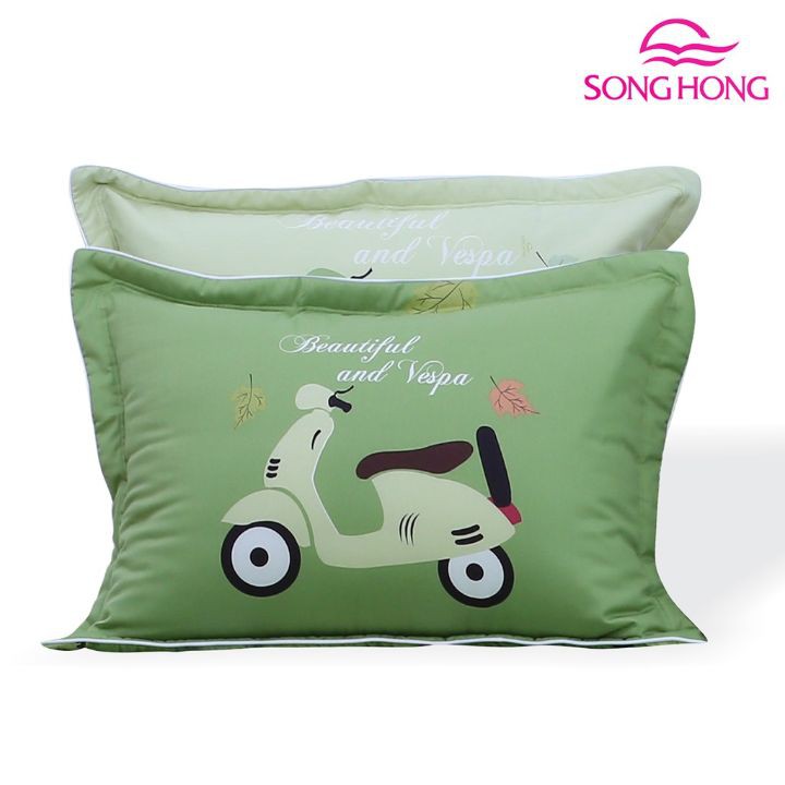 Vỏ Gối Đơn Sông Hồng 100% Cotton- 45x65cm Nhiều Họa Tiết