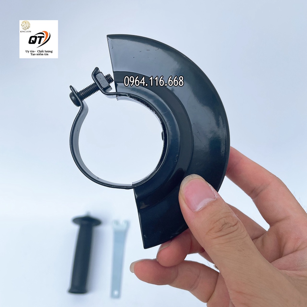 Bộ Khóa Mở , Tay Cầm Và Tấm chắn bảo vệ cho máy mài, máy cắt 100mm