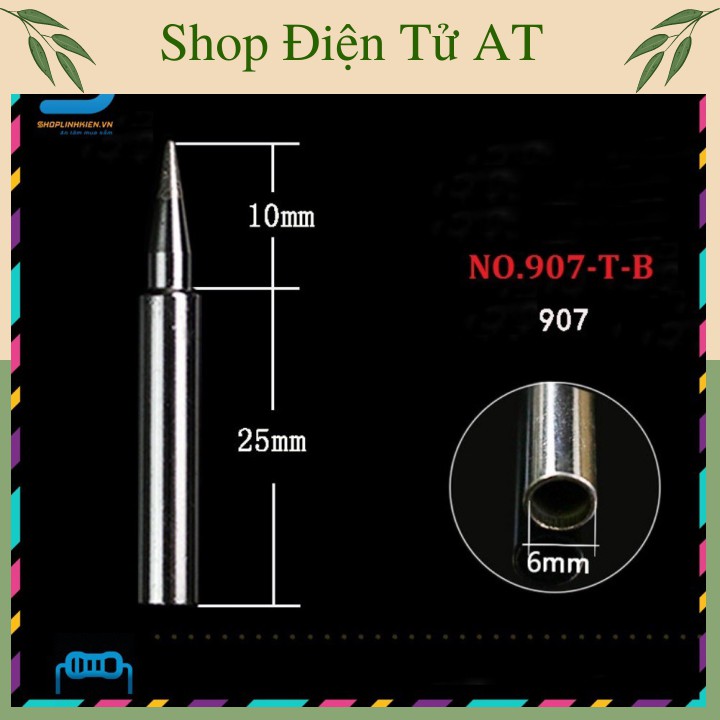 Đầu Mũi Hàn No.907sensor ra nhiệt chất lượng cho mỏ hàn cầm tay