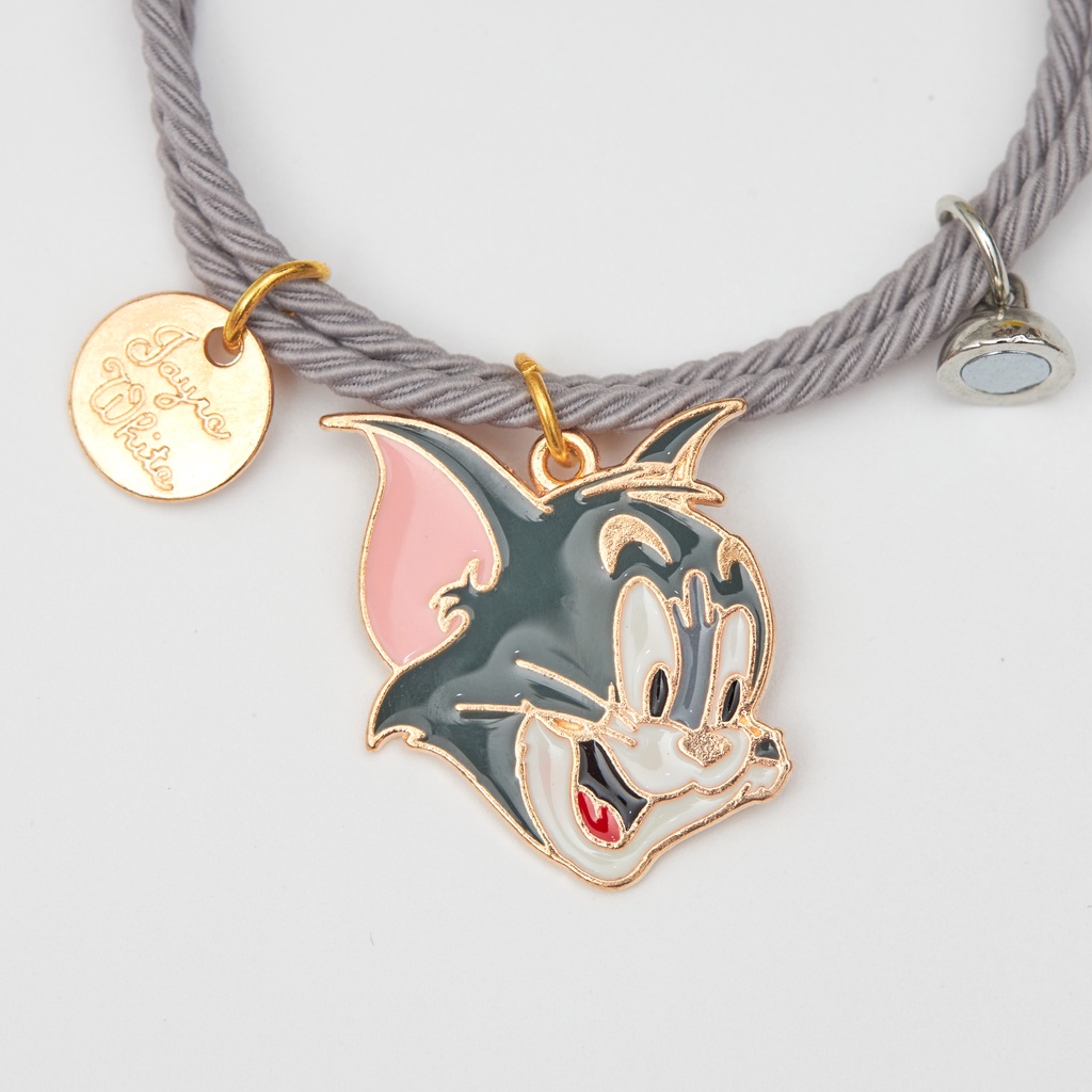 Vòng tay cặp đôi nam nữ CDE Charm TOM and JERRY dây dù cao cấp không thấm nước