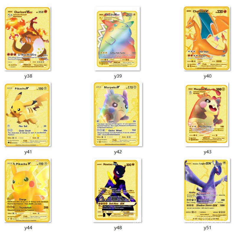 ✨✨Bộ Thẻ Bài Trò Chơi 10000 Điểm arceus vmax pokemon charizard Phiên Bản Giới Hạn