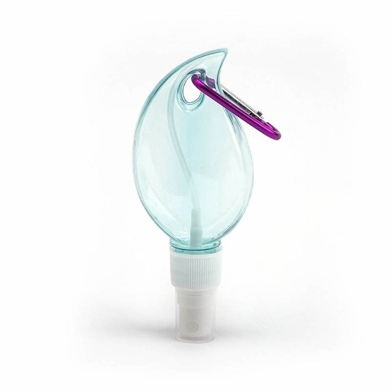 Chai Rỗng 50ml Bằng Nhựa Hình Chiếc Lá Dùng Chiết Nước Hoa/Nước Hoa Khi Đi Du Lịch