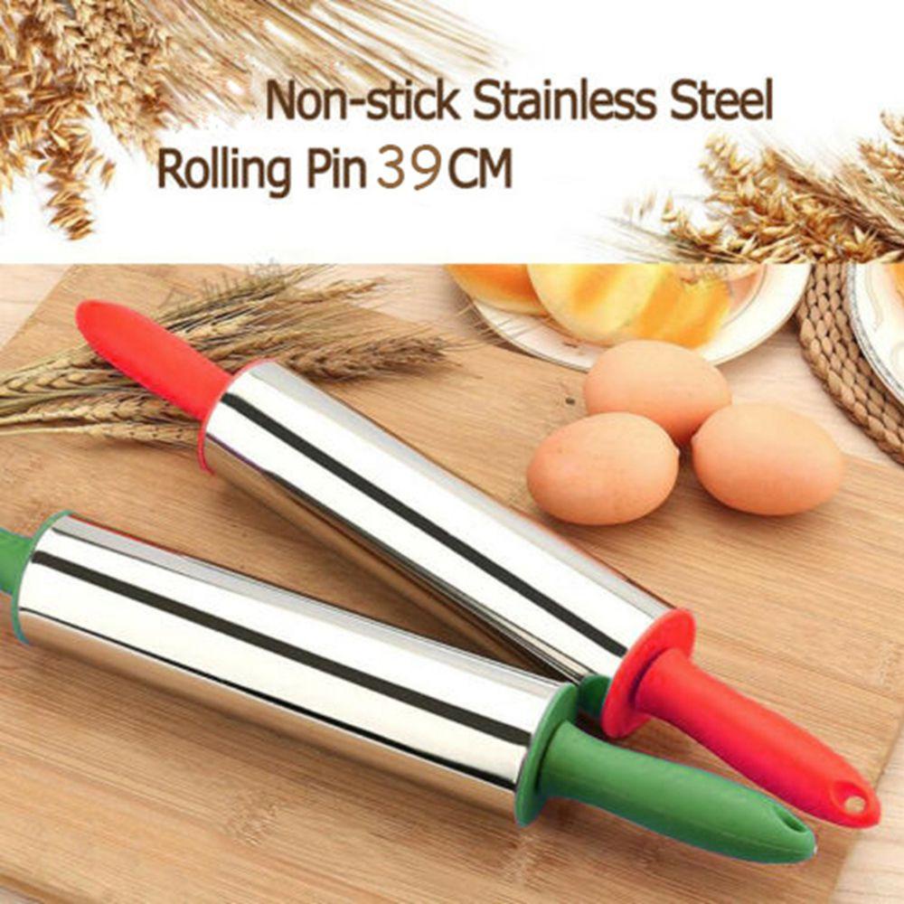 1 Cây Lăn Bột Làm Bánh Pizza Bằng Thép Không Gỉ