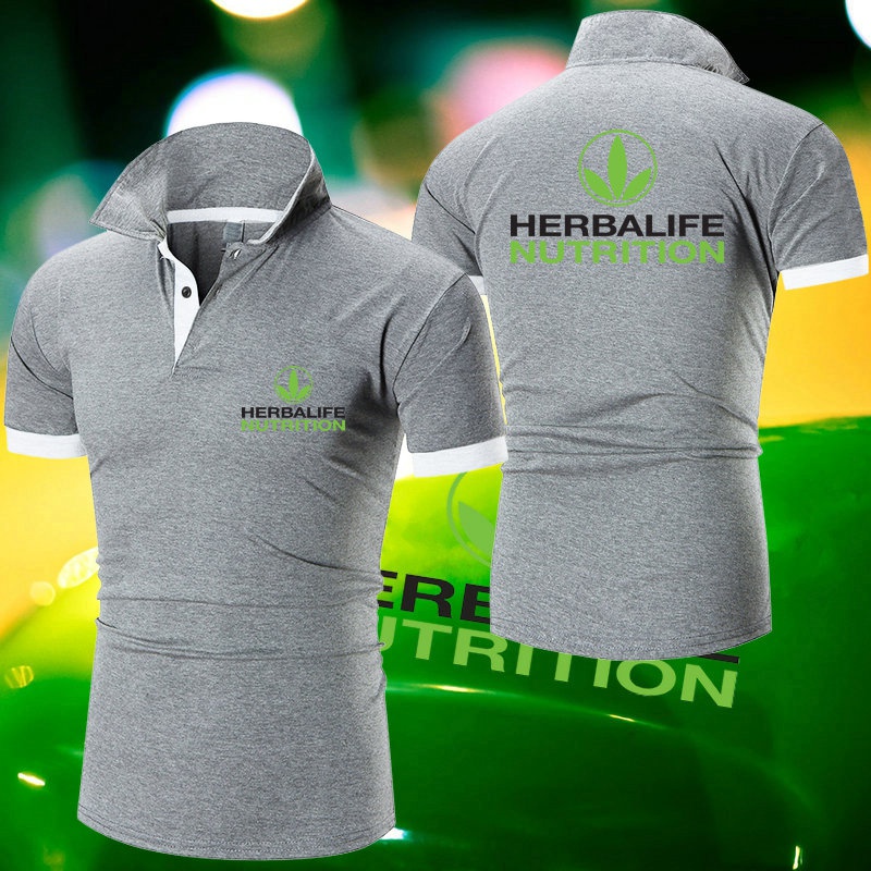 HERBALIFE Áo Thun Polo Ngắn Tay In Họa Tiết Thời Trang Mùa Hè Dành Cho Nam | BigBuy360 - bigbuy360.vn