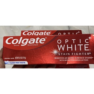 [HÀNG MỸ] Kem đánh răng Colgate Optic White  (119g)