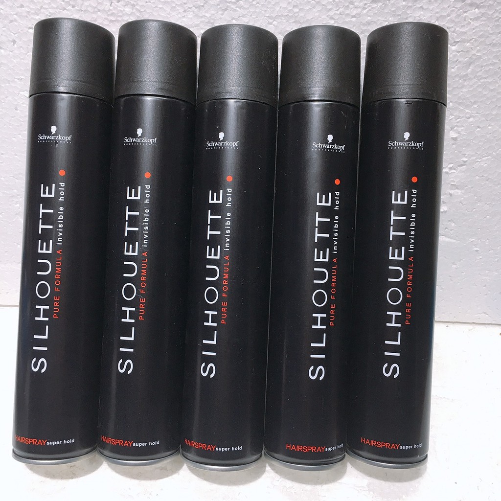 3 Gôm xịt tóc nam kiểu giữ nếp bóng mượt SILHOUETTE 420ML chuẩn salon