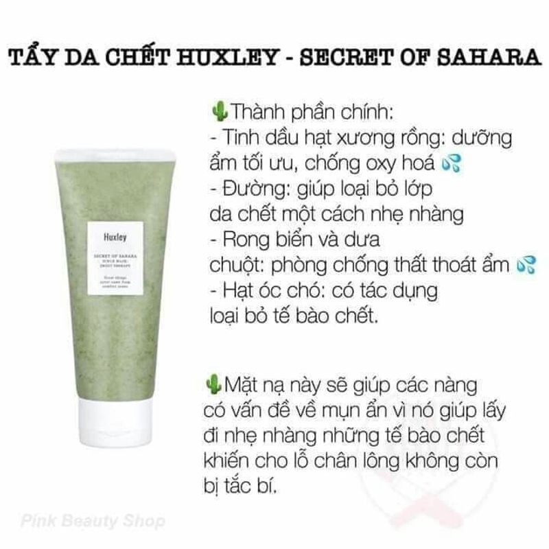 Mặt Nạ Tẩy Tế Bào Chết Huxley 30g, 120g Scrub Mask Sweet Therapy