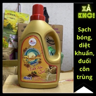 🌴Nước lau sàn thảo dược tinh dầu quế diệt khuẩn thơm lâu 3,3lit