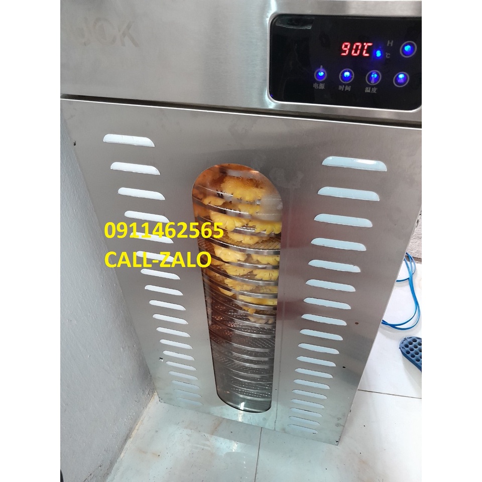 Máy sấy hoa quả, sấy khô thực phẩm  20 tầng trục xoay ,inox có hẹn giờ siêu bền-thương hiệu UCK