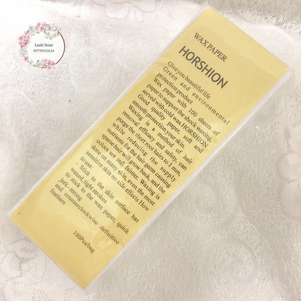 Sáp Tẩy Lông Horshion / Giấy Wax | BigBuy360 - bigbuy360.vn