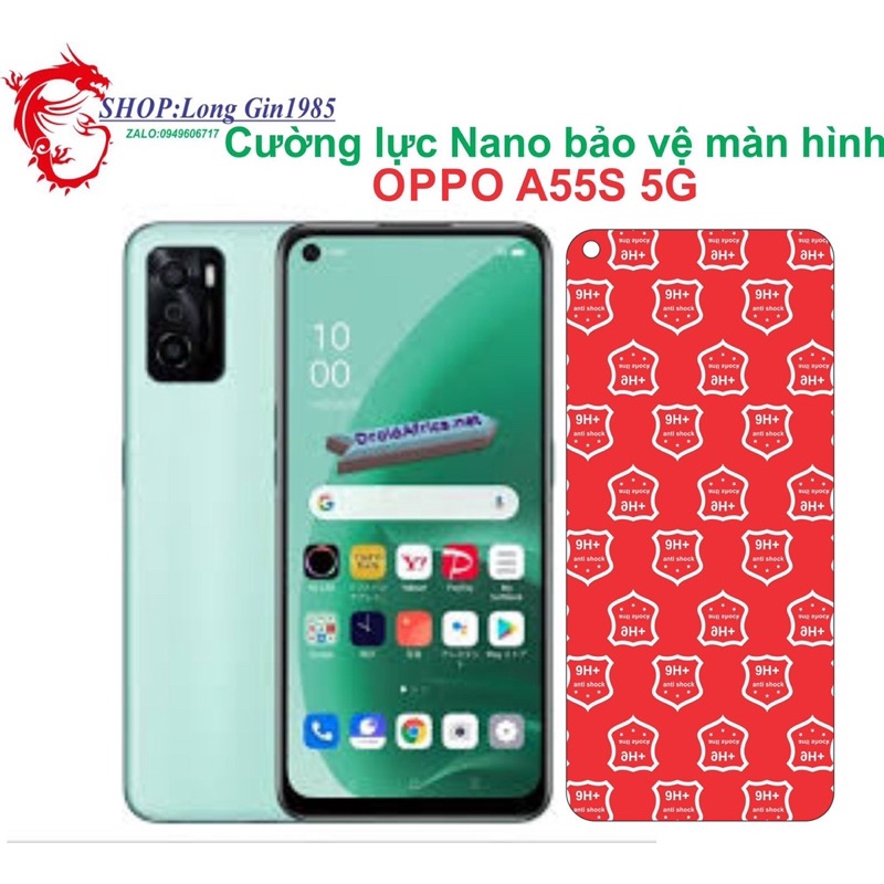 Oppo A55S 5G Cường lực dẻo Nano chống va đập chống trầy xước tốt