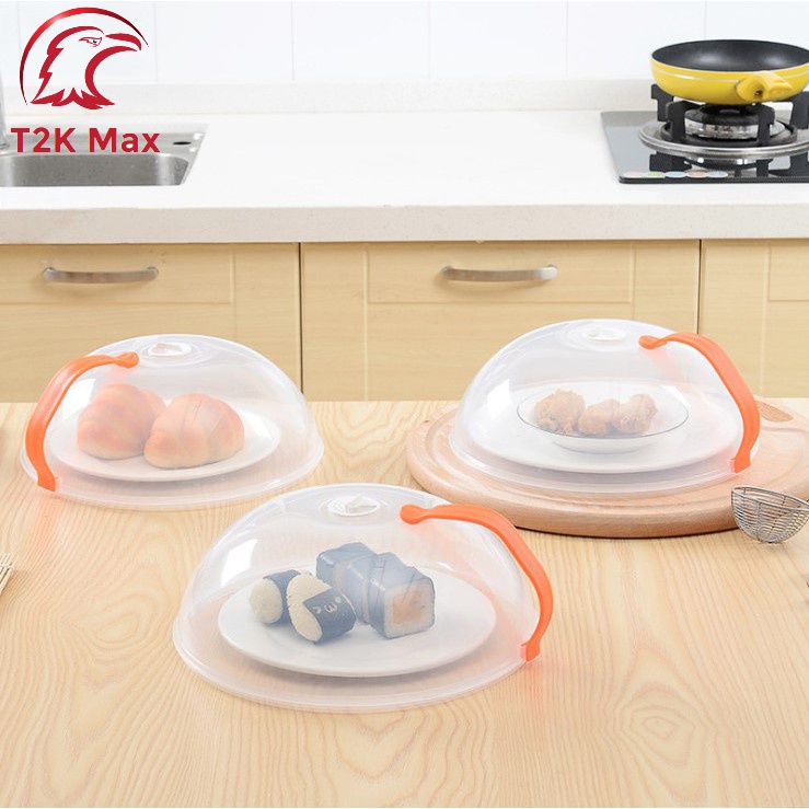 Nắp đậy lò vi sóng đa năng trong suốt chống bám bẩn chịu nhiệt cao đến 200°C - Lồng bàn bảo vệ thức ăn