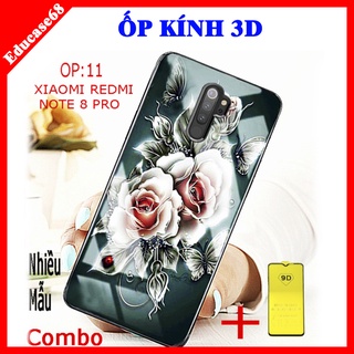 COMBO ốp lưng XIAOMI REDMI NOTE 8 PRO SANG TRỌNG (TẶNG KÈM 1 kính cường lực full màn hình ) Educase68