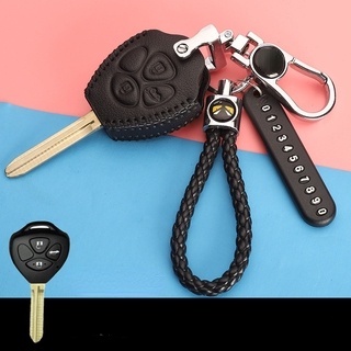 Vỏ Da Bảo Vệ Chìa Khóa Điều Khiển Từ Xa 3 Nút Trong Suốt Cho Xe Hơi Toyota Prado / Mark / Corolla / Camry / Reiz / Crown L2097 Toyota Camry Rav4