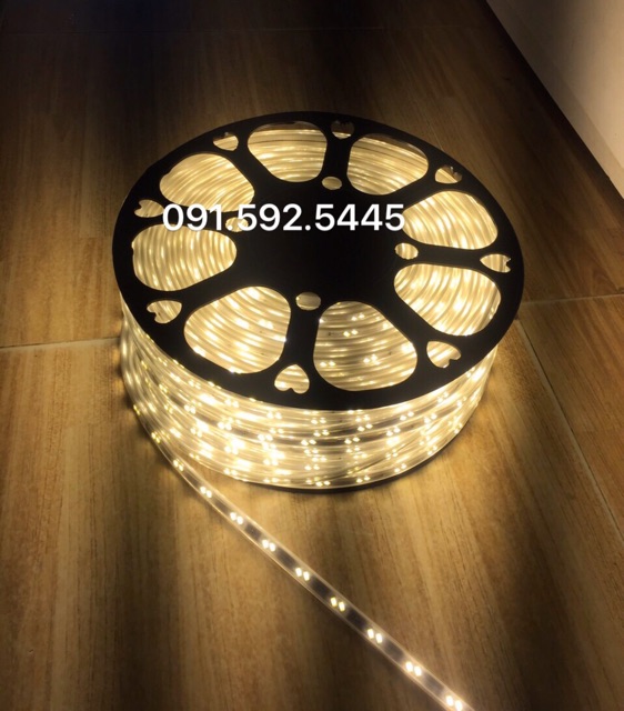 ĐÈN LED DÂY 2835 HAI HÀNG LED XÉO CUỘN 100 MÉT (HÀNG ĐỦ MÉT).