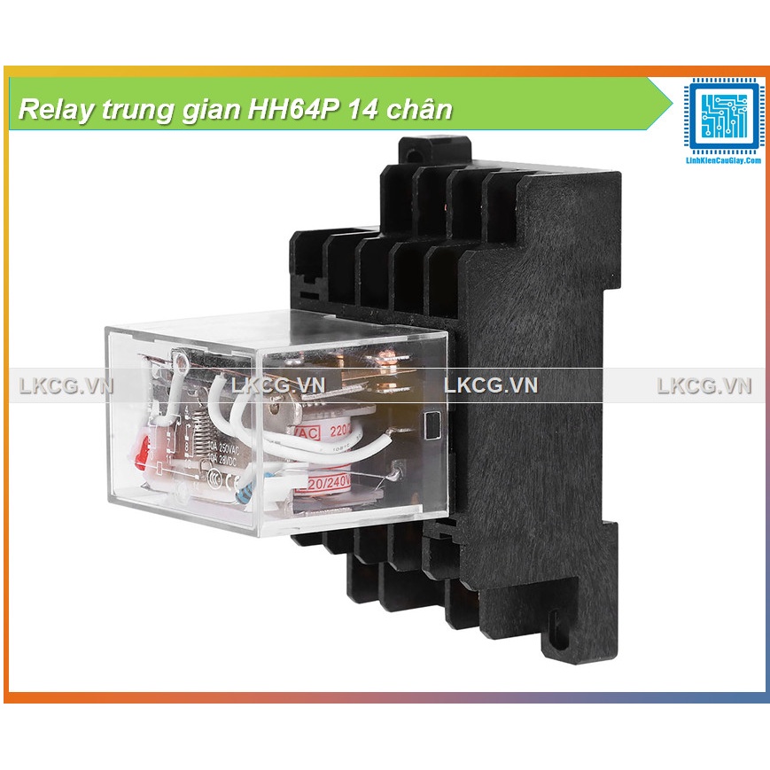 Relay trung gian HH64P 14 chân