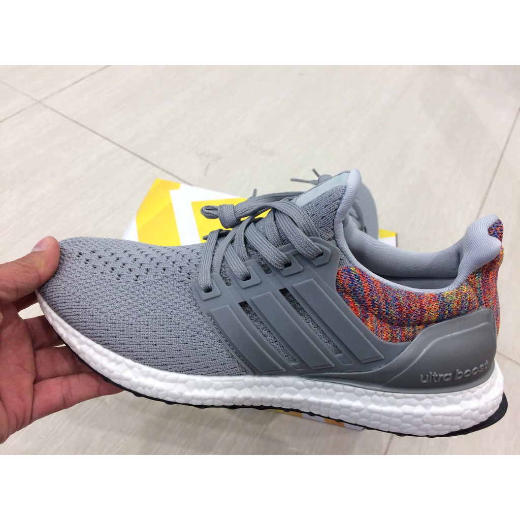 Sale NEW xả kho giày ultra boost mầu xám gót thổ cẩm 👟 [ HOT HIT ] RẺ VÔ ĐỊCH . ₆ . ~