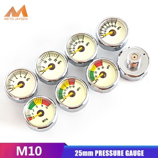 1 đồng hồ đo áp suất không khí 25mm 5mpa 10mpa 20mpa 30mpa 35mpa 40mpa 1 inch m10x1