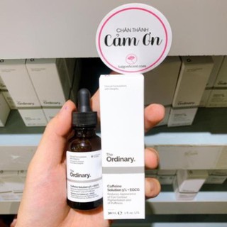 [NHẬP KHẨU 2021] Tinh Chất The Ordinary Caffeine Solution 5% + EGCG ( 30mL )