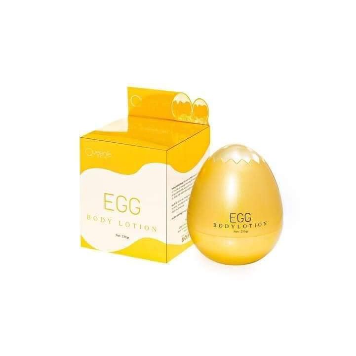 Body đêm trứng vàng queenie skin- EGG BODY LOTION 250GR ( chính hãng 100%)