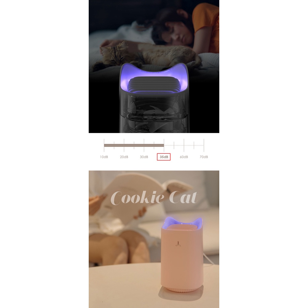 Uareliffe Mosquito Control Lamp Mute Automatic Photocatalys Insect Trap For Home Bedroom