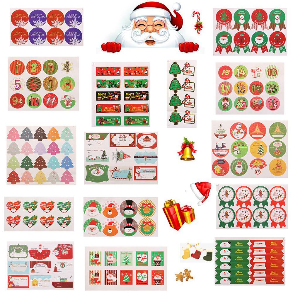 Bộ 5 Sticker Dán Trang Trí Giáng Sinh Đẹp Mắt