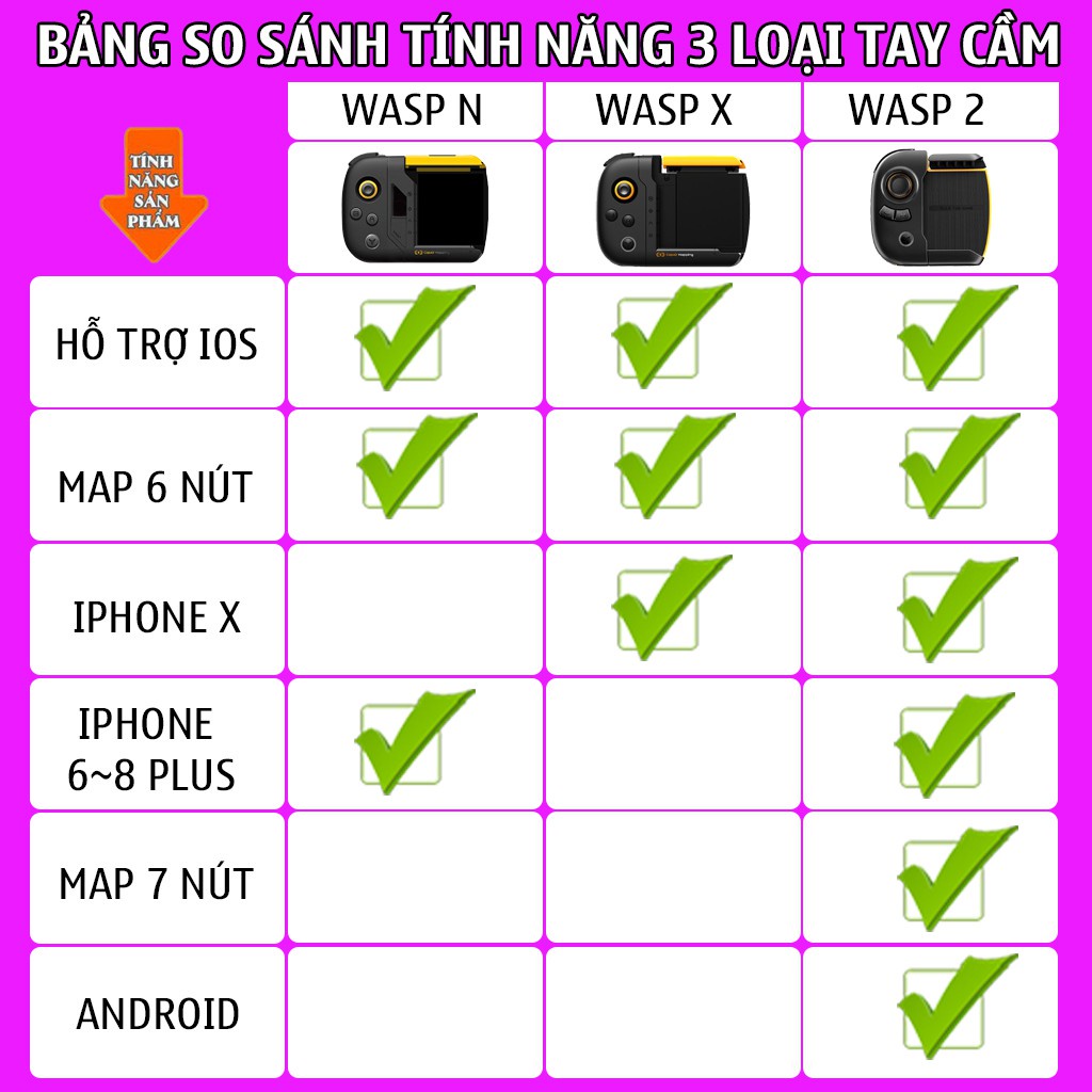 Flydigi Wasp | Tay cầm chơi game PUBG &amp; Liên Quân cho iOS và Android