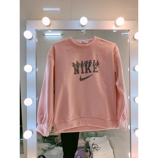 [Ảnh Thật]  Áo sweater bằng NỈ tay dài có  họa tiết phong cách thể thao cho nam và nữ