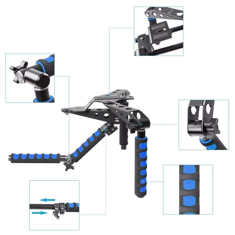 Hệ Thống Ổn Định Máy Quay Phim Cho Tất Cả DSLR Và DV Camcor