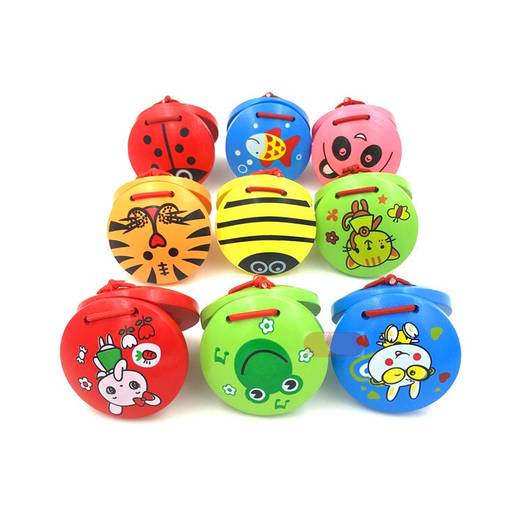 Nhạc cụ Castanet Bằng Gỗ Nhiều Màu Nhạc Cụ Âm Nhạc