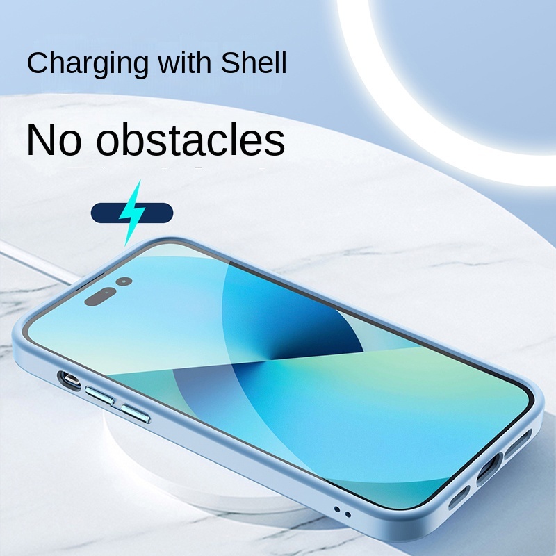 Mới!! Ốp Điện Thoại Cứng + Nút Kim Loại Chất Lượng Cao Chống Dấu Vân Tay Cho iPhone 14 plus 14 Pro Max