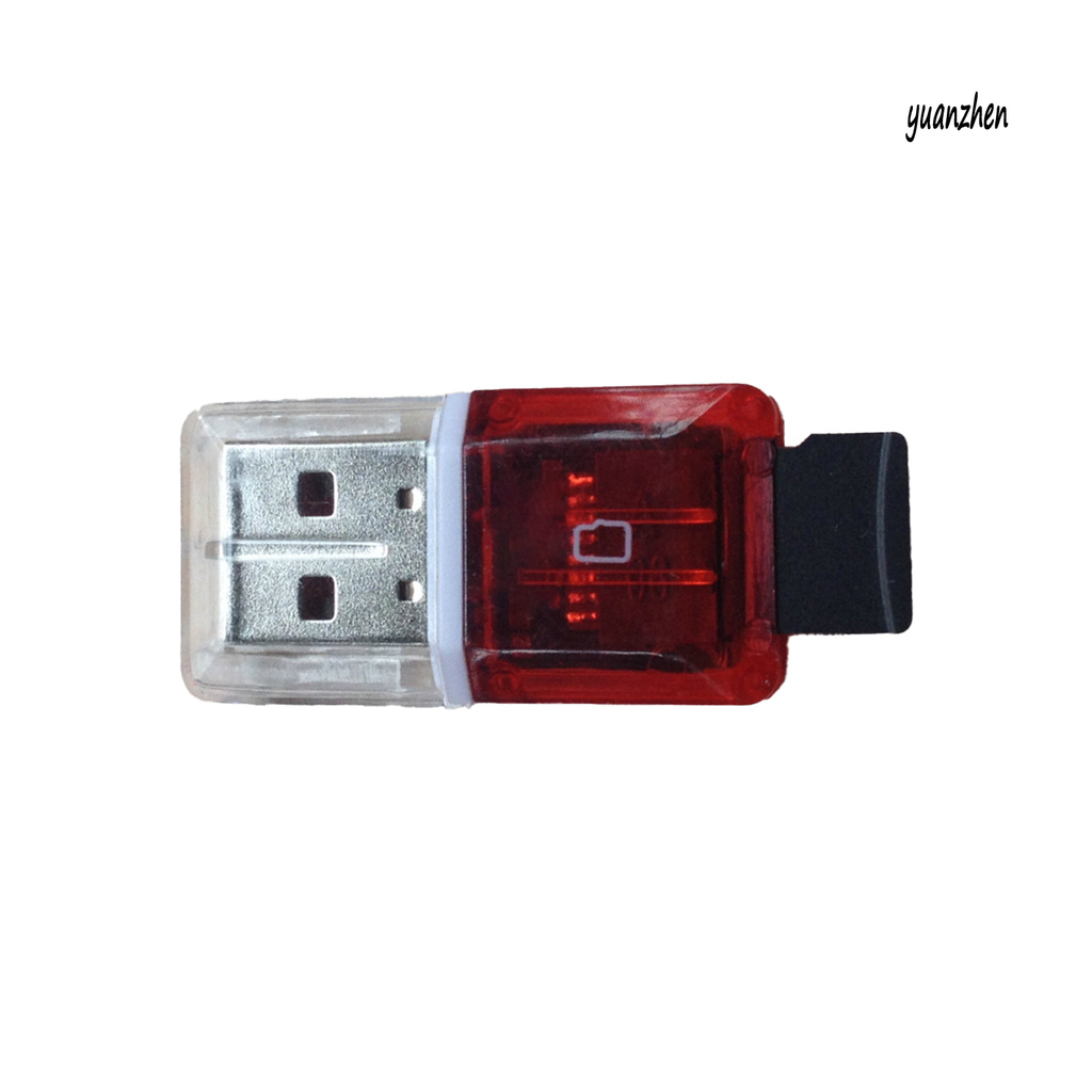 Đầu Đọc Thẻ Nhớ Tf Trong Suốt Cổng Usb 2.0 | BigBuy360 - bigbuy360.vn