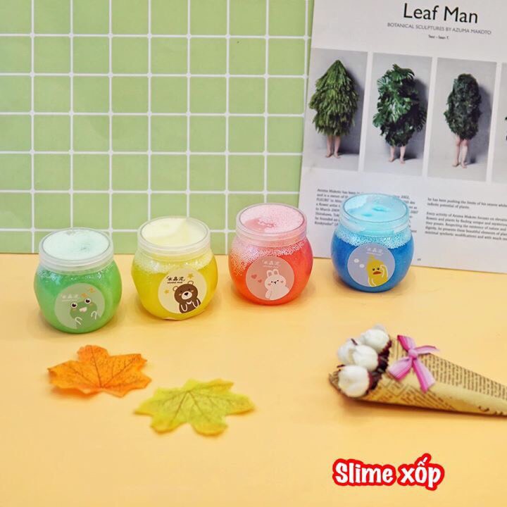 Slime Lỏng Chai Nước Bơ - Đồ Chơi Giảm Stress