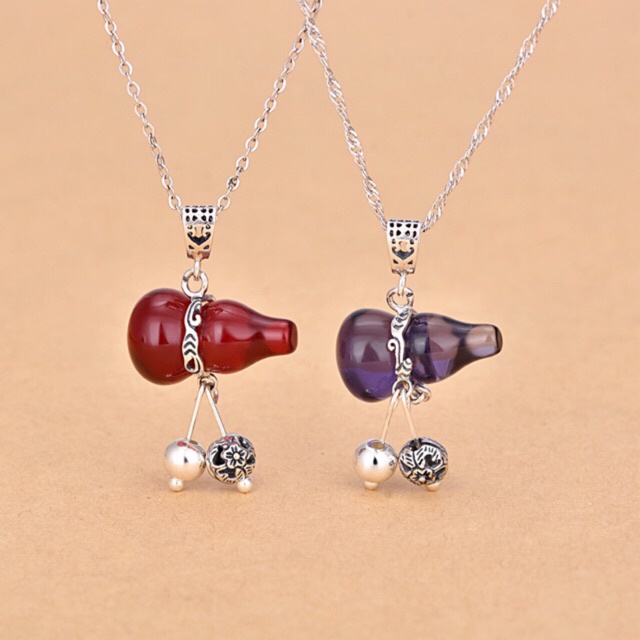 KHO SỈ  Mặt dây chuyền hồ lô bạc - Hàng bạc tốt loại 1 cực đẹp PH286