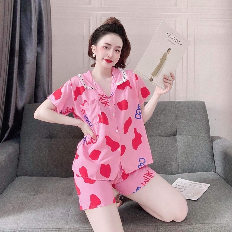 Set đồ ngủ lụa phom rộng/2 dây cao cấp siêu mềm mịn thoáng mát mặc ở nhà đủ màu | BigBuy360 - bigbuy360.vn