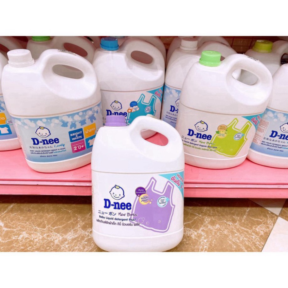 [ TP.HCM ] Nước giặt quần áo em bé Dnee Thái Lan 3000ml (Chính hãng có tem Đại Thịnh) luca555