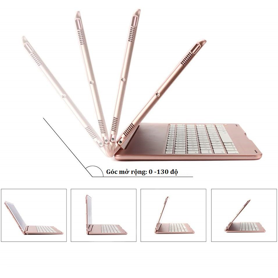 Bàn phím bluetooth F102 Wireless Keyboard cho iPad 10.2 (2019)