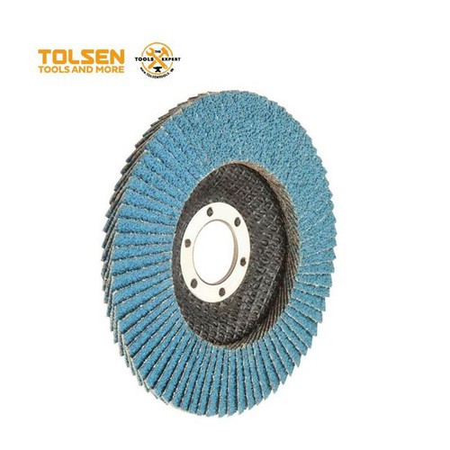 NHÁM XẾP CHO THÉP KHÔNG GỈ 125MM TOLSEN 77323 - 77323
