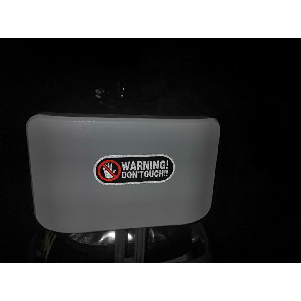 Phản quang Cảnh báo Mẹo Sticker Không chạm vào Dán trang trí Decal xe máy không thấm nước